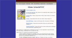 Desktop Screenshot of health-actuary.com